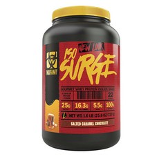 Mutant Surgymed Gourmet乳清蛋白 震撼 鹹焦糖巧克力, 727g, 1個