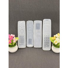 透明矽膠遙控器保護套，防塵耐用，舒適握感，精準開孔設計, 100個, 安博 遙控器果凍套 #電視盒配件