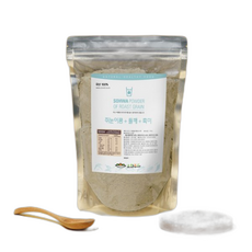 (경북고향장터 사이소)소화푸드 쥐눈이콩 들깨 흑미 선식 블랙 미숫가루 볶은 검은콩 가루 아침 ..., 1개, 500g