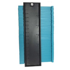 20 인치 10 윤곽 카펫 목재 측정 눈금자 라디안 타일 네이트 곡률 스케일 프로파일 템플릿, 6inch gr n color, 1개