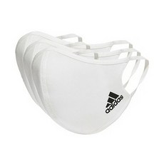 [아디다스골프] 아디다스 남녀공용 페이스 마스크 3P세트 HF1722, 화이트, 1개