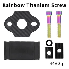 Tiremet 자전거 티타늄 시트포스트 클램프 MTB 로드 바이크 튜브 낙하 방지 31.8mm, 04 Titanium 34.9mm