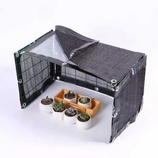 다육이 식물 그늘막 차광막 화분 가림막 길 고양이 집, 1개, 조립식 넓은망-길이 72x폭 30x높이 30