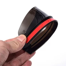 자동차 백미러 레인 쉴드 아이브로우 커버 범용 탄소 섬유 사이드 미러 2 개, 01 2