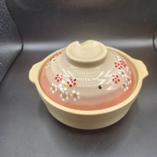 全新松村窯7.5吋日式砂鍋-紅梅(1000ml)一到二人份, 1個