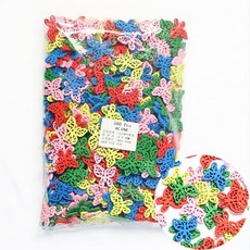 나비 대나무 비즈공예 비즈발, 500개