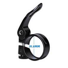 Meische 28.6/31.8/34.9mm 합금 자전거 시트 클램프 알루미늄 퀵 릴리스 마운틴 MTB BMX 도로 포스트, 2)31.8mm seat clamp