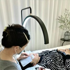 왁싱샵 반달조명 타투램프 뷰티샵 반영구 업소용 작업등, 1개, 화이트 원형바닥 단일빛 36W