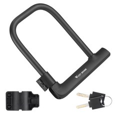 시그니처베이지 전기 자전거 킥보드 경량 자물쇠 관절락 유락 YPZ095, 1개, 블랙