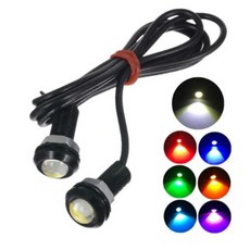 자동차후미등 LED 7컬러 미등 후진등 튜닝 차량용 깜박이 후미등 라이트 튜닝용품 전구 조명 add*812NI, 크리스탈블루BL01669