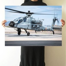 헬기 피규어 캐나다 전투기 육군 공군 수송 헬리콥터, 카키 S15025, 내장형 접착식 포스터, A4사이즈30X 21cm
