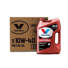 Valvoline MaxLife 기술이 적용된 전체 합성 하이 마일리지 SAE 0W-20 모터 오일 0.9L(1쿼트) (포장은 다를 수 있음), 5쿼트, 3개, 높은 마일리지, 10W-40