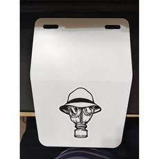 機車牌照框裝飾 女神照 復古濾鏡, 漫畫毒氣人-小片平, 1個