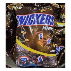 Snickers 스니커즈 미니스 땅콩 초콜릿, 3개, 1.74kg