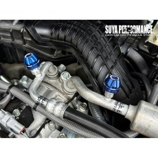 SUYA Subaru 專用冷媒蓋 (日系車適用), 藍, 1個