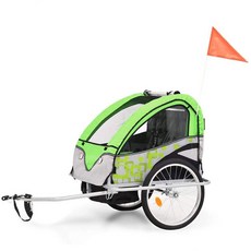 ALWAYSME 어린이용 자전거 트레일러 바퀴 2, Green, 1개