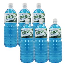 유니캠 친환경 워셔액 워시플러스, 6개, 1.8L