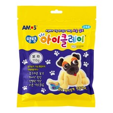 아모스 5000 탱탱아이클레이 파우치, 보라, 110g, 1개
