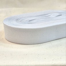 허리고무줄 고무밴드 신축성 납작고무줄 탄성밴드 1yard, 8개, 25mm 화이트