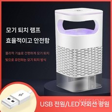 KIFFJOIT 흡입 모기잡는 기계, A. 화이트 (플러그인 모델)