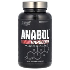 뉴트렉스 리서치 Anabol 하드코어 160mg 액상 캡슐 60정 NRX-75587, 1개