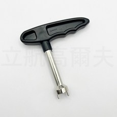 ＊立航高爾夫＊CHAMP Stinger 快速釘 高爾夫鞋釘 【圓三角型鞋釘】，耐磨防滑，快速更換，提升球場穩定性 (18入/盒), 1個, 轉釘器, 黑黃色