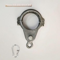 공중 회동구 요가 브래킷 놀이터 그네 1개 버클, 7.6cm 알루미늄 버튼 1개+훅