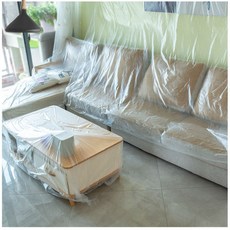 천 커버 가구 보호 일회용 장식 플라스틱 필름 소파 침대 먼지, 01 1.1X20M, 1개, 1개입