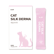 닥터바이 캣실크더마 고양이 피부 영양제 비듬 털빠짐 턱드름 관리, 1세트, 피부/피모, 30회분