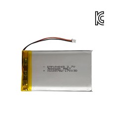 [리튬폴리머] DTP 104065 3.7V 3000mAh, 1개, 1개입