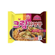 오뚜기 크림진짬뽕 멀티x 봉지면 짬뽕라면, 1개