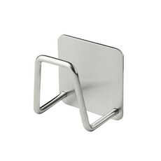 셀렉트템 주방 스테인레스 수세미거치대 수세미걸이 물빠짐, 4개, 실버