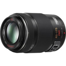 파나소닉 루믹스 G X Vario 파워 줌 렌즈 45-175mm F4.0-5.6 ASPH 미러리스 마이크로 포서드 옵티컬 이미지 스테빌라이저 H-PS45175K (미국 블랙), 1개
