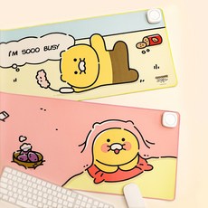 [춘식이 온열장패드] 마우스패드 패드 장패드 데스크매트 사무용품 마우스장패드 데스크테리어 책상매트 키보드패드 데스크패드 게이밍장패드 게이밍마우스패드 책상패드 책상커버 책상투명매트, 1개, 춘식이 온열장패드 이불속