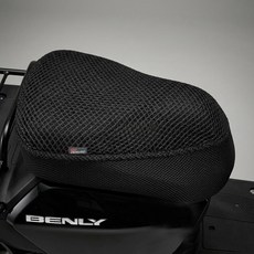 오토바이 벤리 여름 쿨시트 BENLY 통풍 쿠션 매쉬 방석 국산, 1개, 블랙