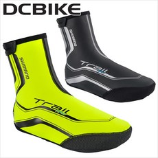 [시마노] 트레일 NPU+ MTB용 슈즈커버 - 방한 슈즈커버 슈커버, 블랙 L (유로 42~45)