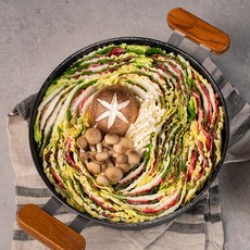 밀푀유나베 2-3인분 1.2kg 집들이 캠핑밀키트 쿠킹박스, 1개