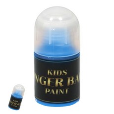 [팔마누] 어린이미술 미술교육 미술용품 미술놀이 핑거 볼 물감 일반색 50ml 하늘