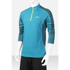 Wolfsprot 男款長袖運動衣 超彈力透氣 速乾涼感 立領T恤 outdoor登山