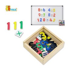 원목 자석 숫자 세트 데코