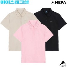 네파 여성 여름 아이스테크쉘 우븐 반팔 카라 폴로티셔츠 7L45231 RXO263 IUB610