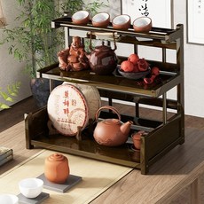 다기 진열장 수납 다도 수납함 정리대 용품 정리함 24824EA, 단일제품