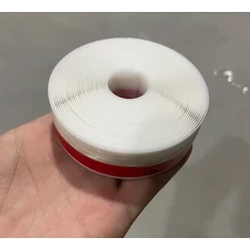 25mm 너비 도어 창 하단 자체 접착 실리콘 고무 씰 스트립 Weatherstrip 바 테이프, 01 25mm, 02 1M, 04 White