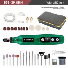 미니 전동 로터리 공구 무선 그라인더 펜 제작 네일 드릴 조각 연마용, 1개, 15. As image show