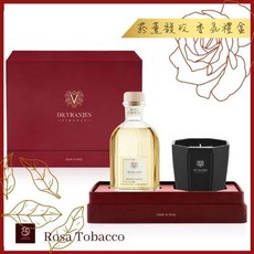 Dr. Vranjes 義大利香氛 Rosa Tobacco 菸薰馥玫(惑心玫瑰) 擴香蠟燭禮盒 (快速到貨)