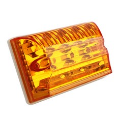 차량용 12V 주황 LED 차폭등 사이드 라이트 시그널 램프 화물차 보조 트럭 버스 후진 후미등, 1개