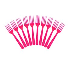 피플스파티 플라스틱 파티 포크, 로즈, 1개, 30개