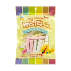 파스텔모양 마시멜로 25g 스틱형 마시멜로, 1개