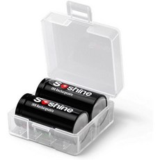 2Pcs 18350 배터리 보관 케이스 정리함 홀더 배터리용 용량 투명 보관함 2개, 2Pcs 18350 배터리 보관 케이스 정리함 홀더 배