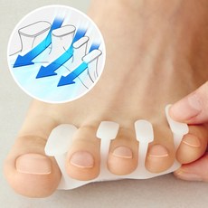 이야 무지외반증 교정기 의료기기특허 실리콘 발가락 교정기 소 대 세트, 1개